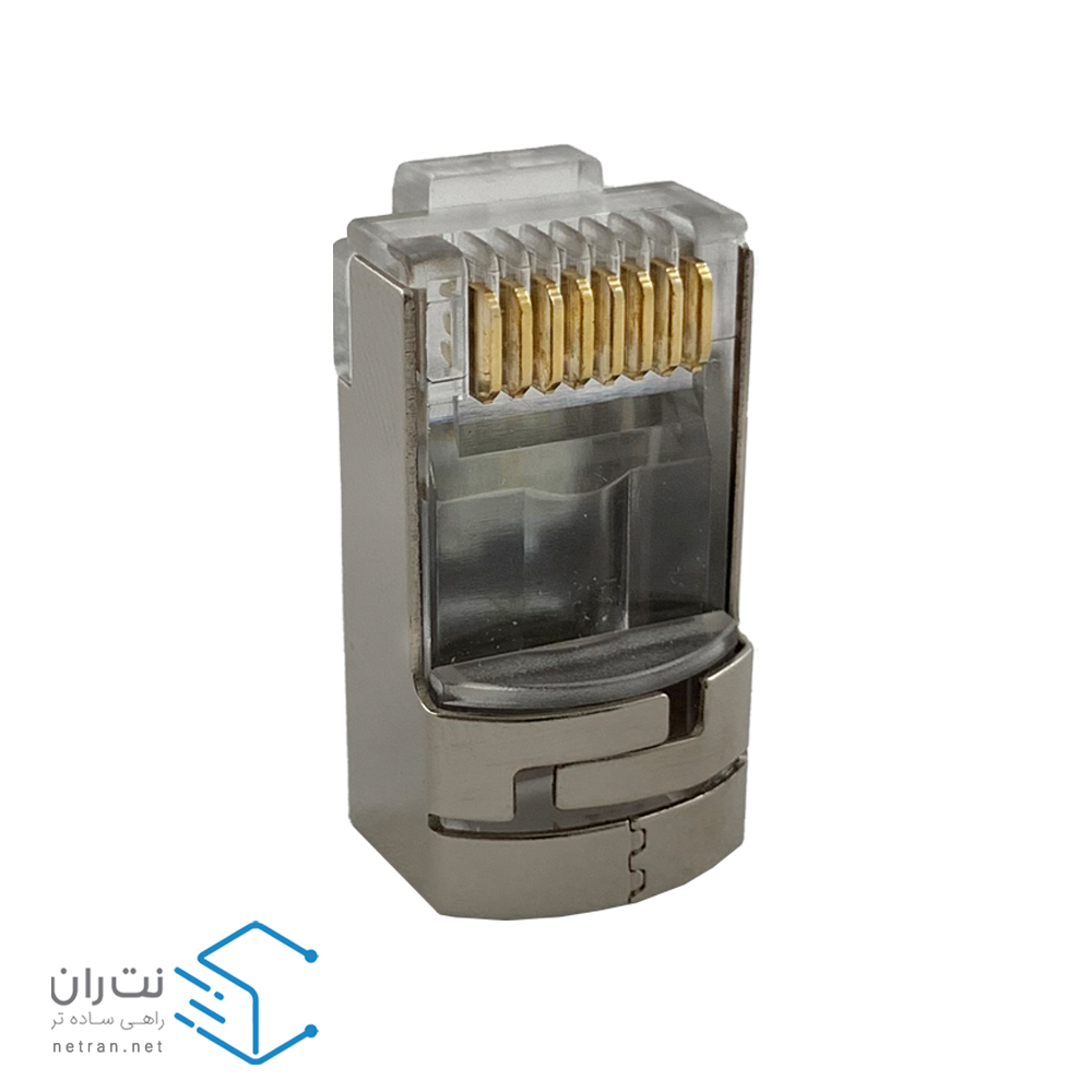 سوکت شبکه نقره‌ای Cat6/7 SFTP باگ - BUG بسته 100 عددی + آچار سوکت زن هدیه-3